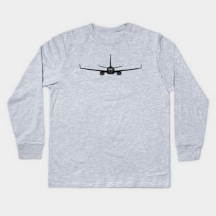 Boeing 737 - Commercial Passenger Jet Airliner Kids Long Sleeve T-Shirt